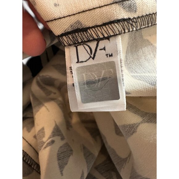 Authentic Diane von Furstenberg wrap dress Wool Silk DVF Hologram Security Tag - Picture 9 of 12